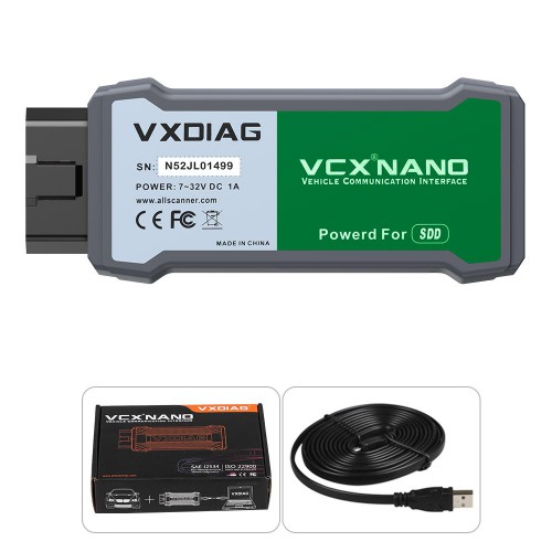 VXDIAG VCX NANO for Land Rover and Jaguar with JLR SDD Software