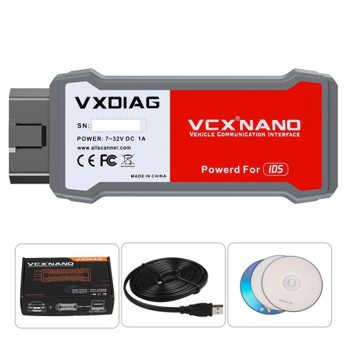 V130 VXDIAG VCX NANO For Ford/Mazda 2 in 1 Diagnostic Tool XP/WIN 7/WIN8/WIN10 Support Models Till Year 2023