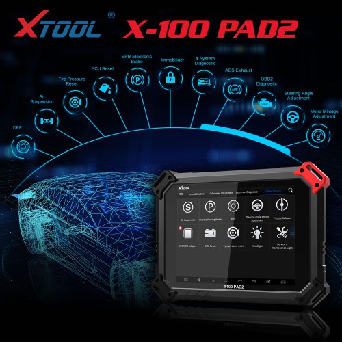 [Clearance Sale] XTOOL X-100 PAD2 Pro Key Programmer Special Functions Expert with V W 4th & 5th IMMO Full System Diagnosis