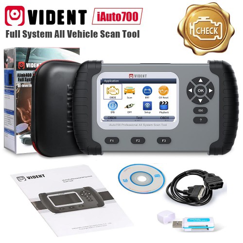 [No Tax] VIDENT iAuto700 Professional Car Full System Diagnostic Tool for Engine Oil Light EPB EPS ABS Airbag Reset Battery Configuration
