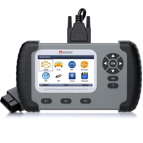 [No Tax] VIDENT iAuto700 Professional Car Full System Diagnostic Tool for Engine Oil Light EPB EPS ABS Airbag Reset Battery Configuration