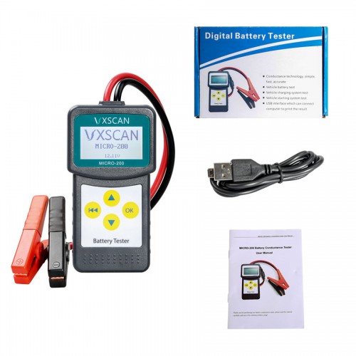 MICRO-200 Car Battery Conductance Tester for 12 Volt Vehicles