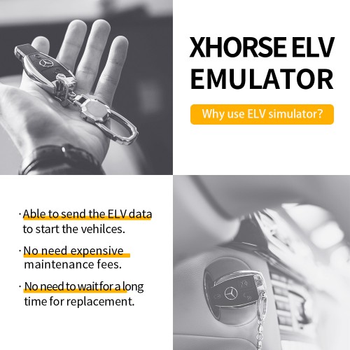 Xhorse ELV Emulator Renew ESL for Benz 204 207 212 with VVDI MB tool