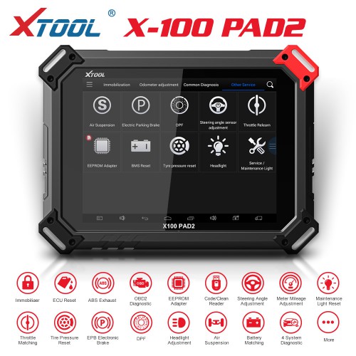 Xtool X100 Pad2 X-100 PadII Pro Key Programmer With OBD2 New XTOOL KS-1 Blue Emulator