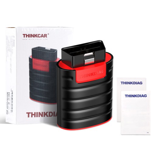 Thinkdiag Bidirectional OBDII Bluetooth Scanner for iPhone & Android with 16 Reset Services & 1 Free Software