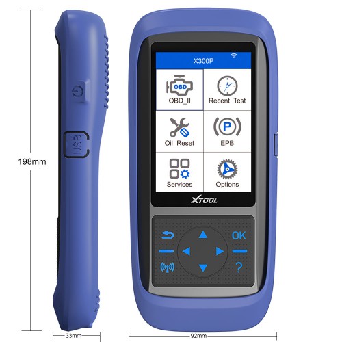 [No Tax] Original XTOOL X300P Diagnostic & Reset Tool with 16 Special Functions Online Update