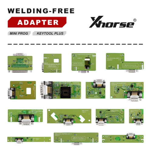 [EU Ship] Xhorse VVDI Key Tool Plus and 15pcs Solder-free Adapters Full Set