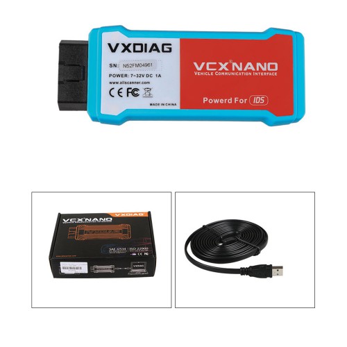 VXDIAG VCX NANO for V130 Ford IDS / V130 Mazda IDS 2 in 1 Support WIFI Support Models Till Year 2023