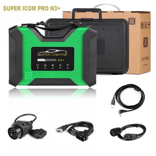 V2023.12 SUPER ICOM PRO N3+ BMW Full Configuration Plastic Box Compatible with Original Software Support J2534 DOIP with 1TB SSD