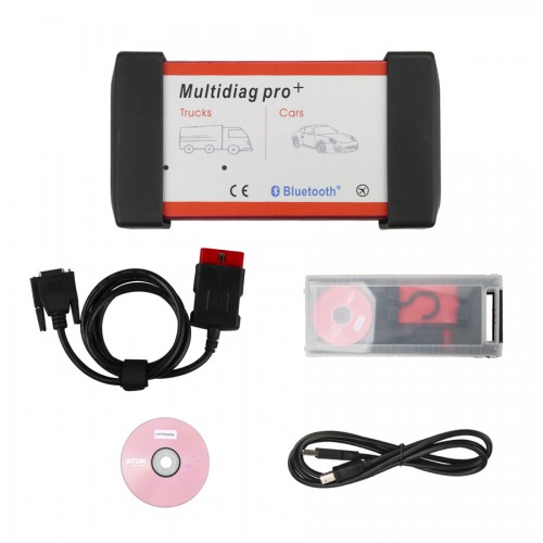 V2015.03 New Design Bluetooth Multidiag Pro+ For Cars/Trucks And OBD2 Support Win8 Multi-Languages