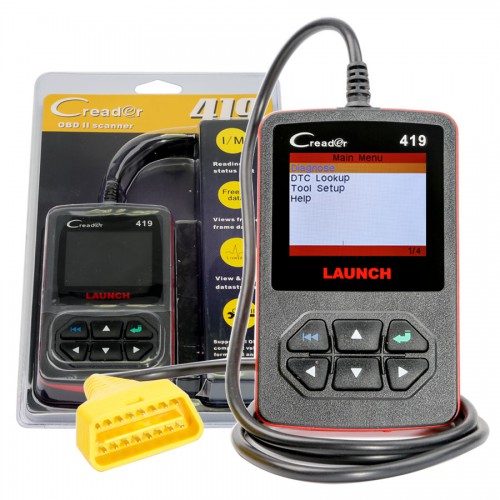 Launch DIY Scanner CReader 419 OBDII/EOBD Auto Diagnostic Scan Tool Code Reader Same as Launch DIY CReader 4001