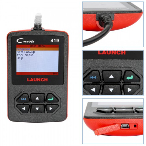 Launch DIY Scanner CReader 419 OBDII/EOBD Auto Diagnostic Scan Tool Code Reader Same as Launch DIY CReader 4001
