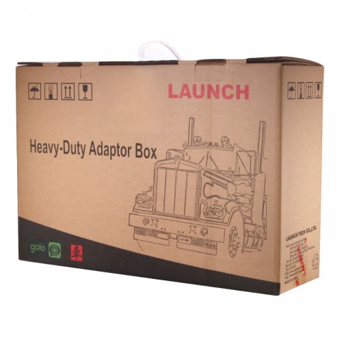 Launch X431 HD Heavy Duty Adapter Box HD Module Truck Diagnostic Adapter for X-431 V+