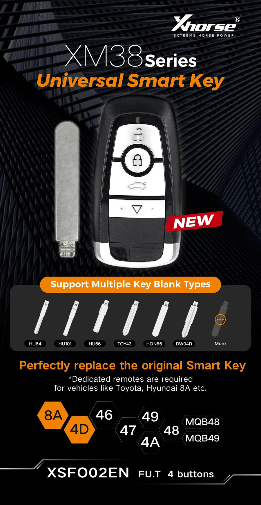 xhorse xm38 smart key
