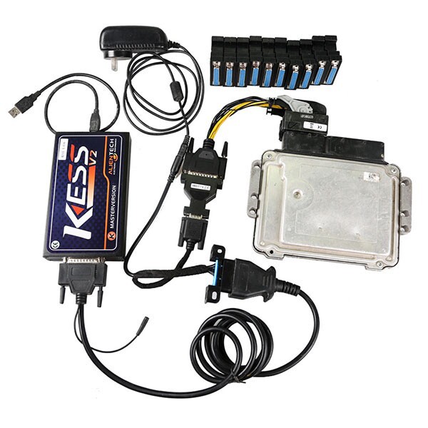 kess v2 connect with benz ecu test adaptor
