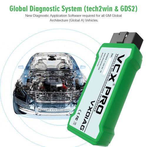 VXDIAG VCX NANO PRO For GM Ford Mazda 3 in 1 OBD2 Auto Diagnostic Tool
