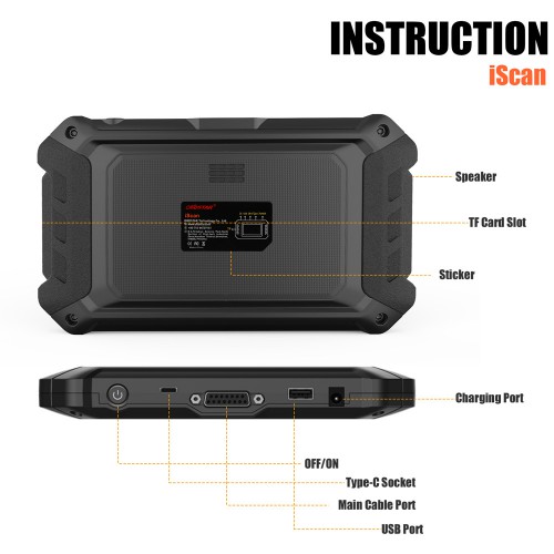 [No Tax] Wifi OBDSTAR iScan BMW Motorcycle Diagnostic Scanner Support Data Flow, Action Test