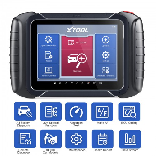 2024 XTOOL D8 OBDII Automotive Diagnostic Tool With TPMS Bi-directional Functions Better than MK808 X431V 3 Years Free Update