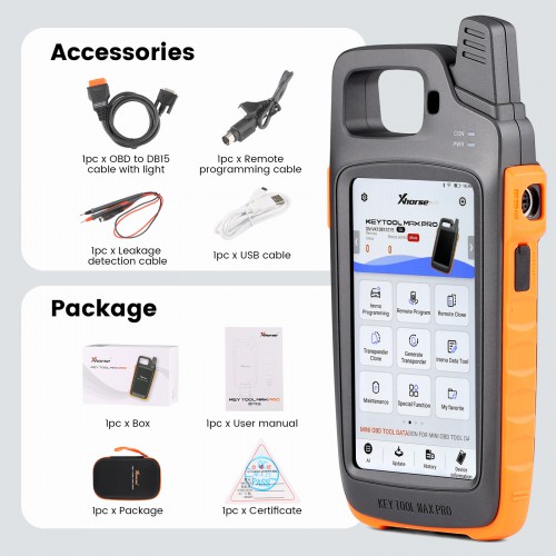 2024 Xhorse VVDI Key Tool Max Pro Remote Maker and Key Programmer Multi-Function Machine Support CAN-FD Protocol