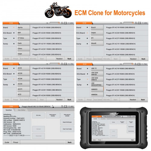 Full Version OBDSTAR DC706 ECU Tool for Car and Motorcycle ECM & TCM & BODY Clone by OBD or BENCH