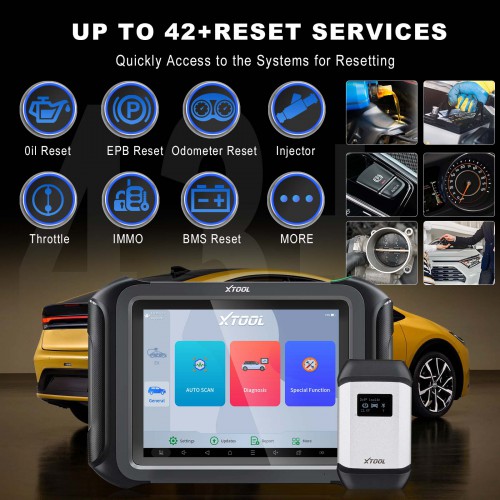 2024 XTOOL D9 EV Electric Vehicles Diagnostic Tablet Support DoIP and CAN-FD For Tesla For BYD With Battery Pack Detection