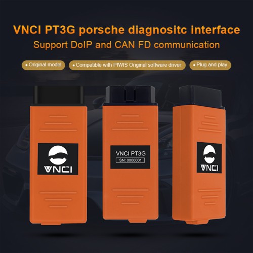 VNCI PT3G Porsche Diagnostic Interface Support DoIP and CAN FD Communication