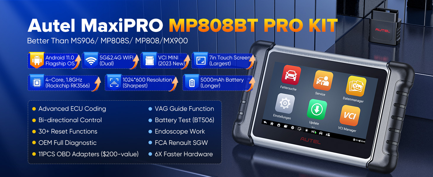 autel maxipro mp808bt pro kit