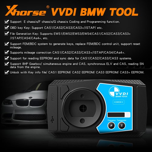 Xhorse VVDI BMW Mileage Correction, Coding and Programming Tool