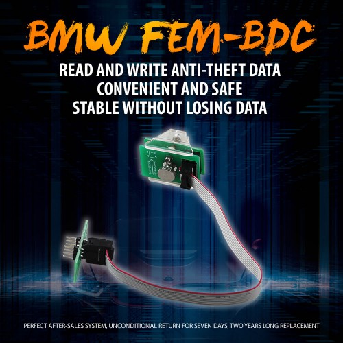 OEM BMW FEM-BDC 95128/95256 Chip Anti-theft Data Reading Adapter 8Pin Adapter work with VVDI Prog/CG Pro 9S12/Orange 5/UUSP UPA-USB