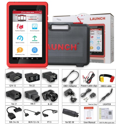 [2 Years Free Update] Original Launch X431 Pros Mini Full System Auto Diagnostic Tool Global Version No IP Limitation
