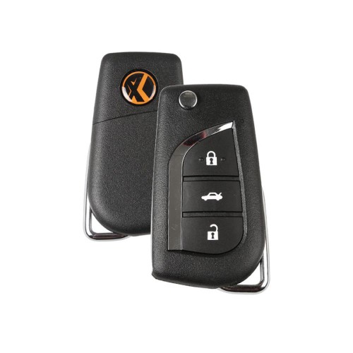 XHORSE XKTO00EN VVDI2 Toyota Type Wired Universal Remote Key 3 Buttons English Version 5pcs / lot