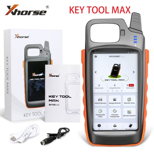 Xhorse VVDI Key Tool Max Remote Programmer and Chip Generator send 96bit 48 Function