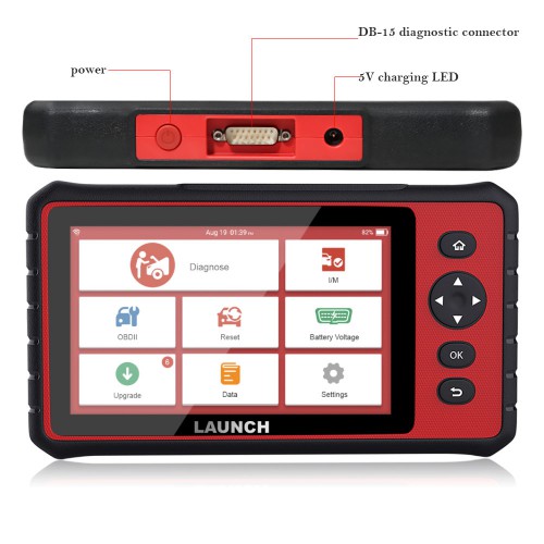 [No Tax] Original LAUNCH X431 CRP909 All System Auto OBDII Diagnostic Scanner with 15 Special Functions