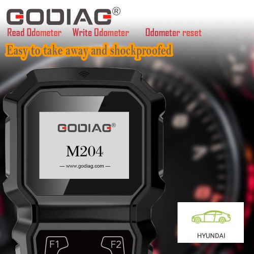 [No Tax] GoDiag M204 Hyundai Hand-held OBDII Odometer Adjustment Professional Tool