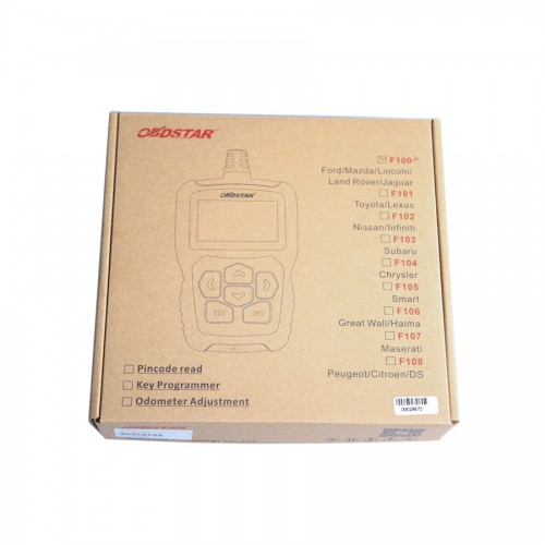 OBDSTAR F100 Mazda/Ford Key Programmer No Need Pin Code Support New Models and Odometer