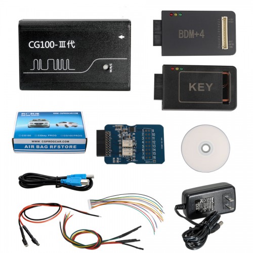 Newest V4.0.1.0. CG100 Prog III Third Generation Airbag Restore Devices with Full Authorization(with Free Key Adapter)