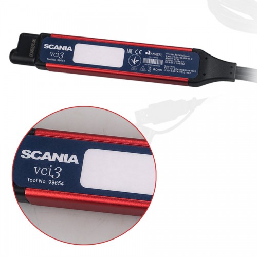 No Tax V2.51.1.43 Scania VCI-3 VCI3 Scanner Wifi Diagnostic Tool WPA2/WPA/WEP128/WEP64 Multi-languages Support Win7/Win10