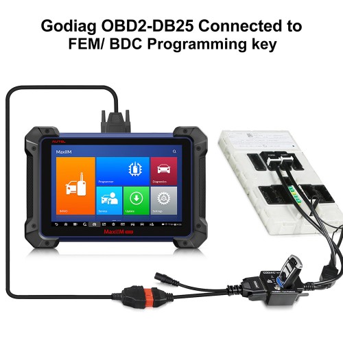 GODIAG FEM BDC Test Platform for BMW Works with Autel IM608/VVDI2/CGDI BMW/VVDI Key Tool Plus etc for Bench Connection