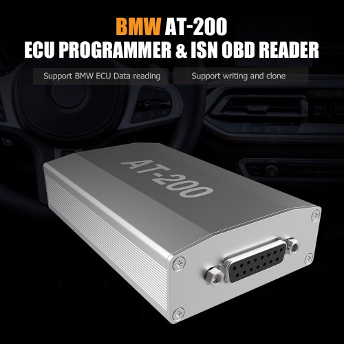 [No Tax] BMW AT-200 AT200 ECU Programmer & ISN OBD Reader Support MSV90 MSD85 MSD87 B48 etc