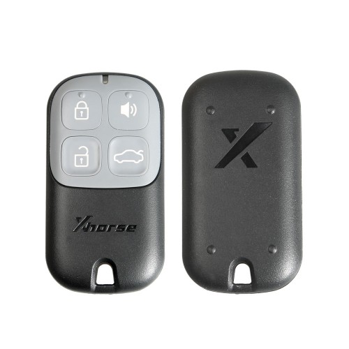 [EU Stock Clearance Sale] Xhorse Wire Universal Remote Key 4 Buttons XKXH00EN Black 5pcs/lot with Free 25 bonus points each key
