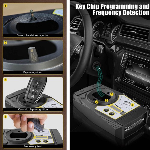 Full Version Xhorse VVDI2 Comander Key Programmer OBD48 + 96bit 48-Clone + MQB + BMW FEM/BDC+Porsche+PSA Total 13 Authorization