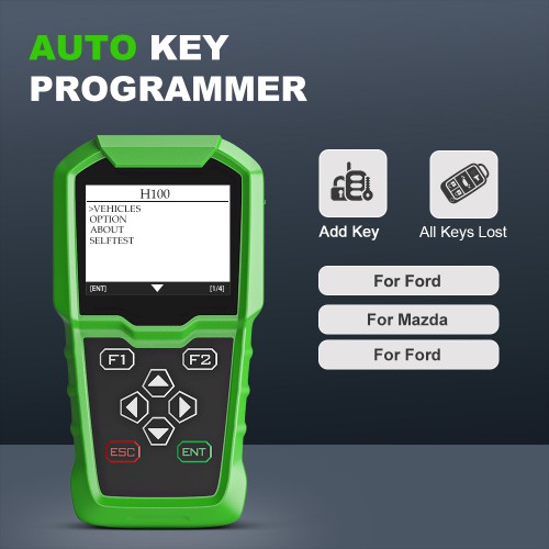 OBDSTAR H100 Ford/Mazda Auto Key Programmer Perfect replacement of OBDStar F100