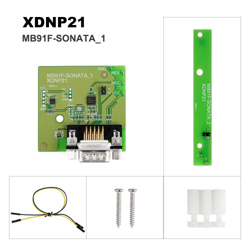 [No Tax] Xhorse XDNPP3CH Honda/Hyundai/Kia Solder-free Adapters for MINI PROG & VVDI Key Tool Plus 6pcs/set