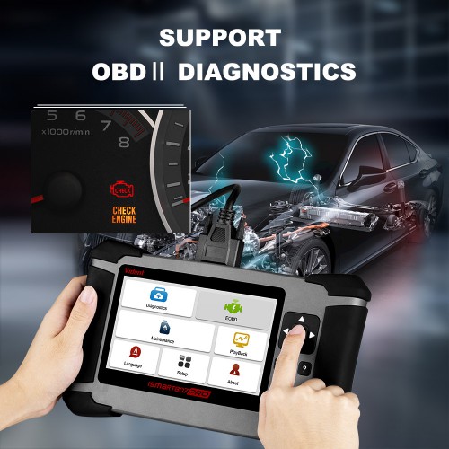 [No Tax] Vident iSmart807Pro All System OBD OBDII Scanner OBD OBD2 All Makes Diagnostic Tool  DPF ABS AIRBAG OIL LIFE RESET