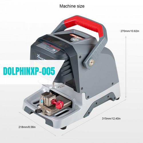 Xhorse Dolphin XP005 XP-005 High Sec Portable Automatic Key Cutting Machine for All Key Lost with Built-in Battery Lifelong Free Update