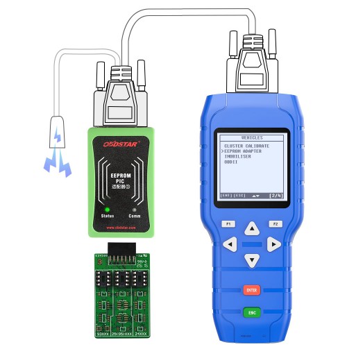 OBDSTAR X-100 X100 PRO Auto Key Programmer (C+D) Type for IMMO+Odometer+OBD Software with Free EEPROM Adapter