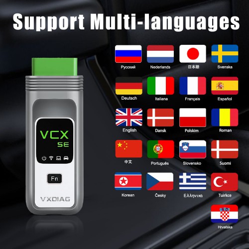 [EU Ship No Tax] VXDIAG VCX SE 6154 OBD2 Diagnostic Tool Support WIFI & Free DONET