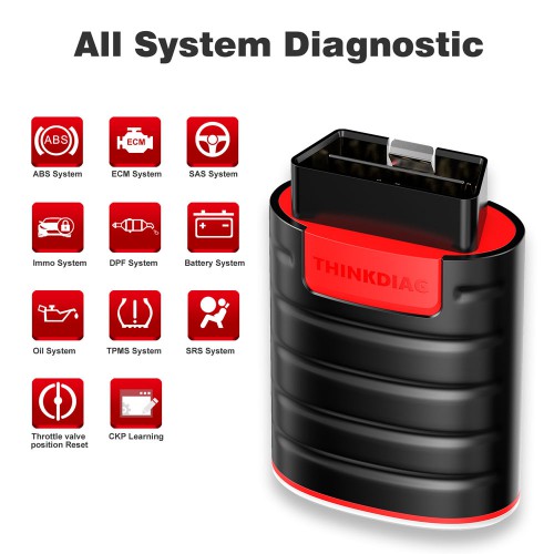 [EU Ship] THINKCAR Thinkdiag Full System OBD2 Diagnostic Tool with All Brands License Free Update for One Year