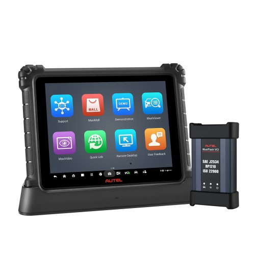 2023 Autel MaxiCOM Ultra Lite Bi-Directional Diagnostic Scanner with Topology Mapping and J2534 ECU Programming Get free MV108