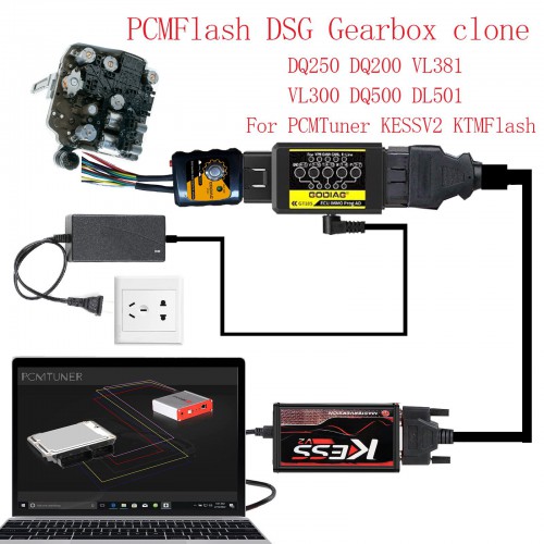 [No Tax] GODIAG GT107 DSG Gearbox Data Read/Write Adapter for DQ250, DQ200, VL381, VL300, DQ500, DL501 Work with GT105 ECU IMMO Adapter